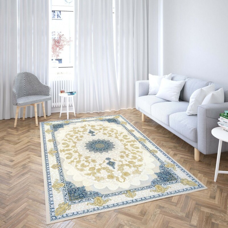 روفرشی کشدار طرح سنتی و مدرن مناسب هال و پذیرایی برند دفه کد TS 982