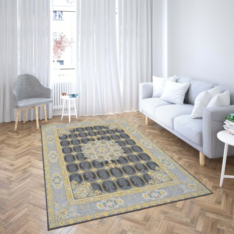 روفرشی کشدار طرح سنتی و مدرن مناسب هال و پذیرایی برند دفه کد TS 987