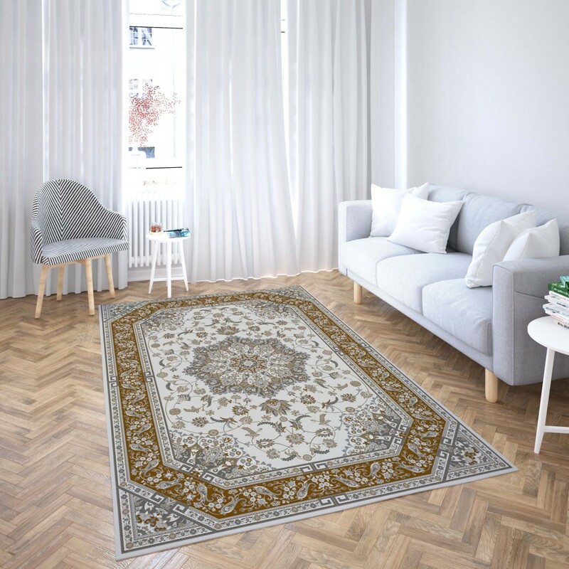 روفرشی کشدار طرح سنتی و مدرن مناسب هال و پذیرایی برند دفه کد TS 994