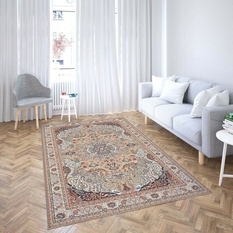 روفرشی کشدار طرح سنتی و مدرن مناسب هال و پذیرایی برند دفه کد TS 1009