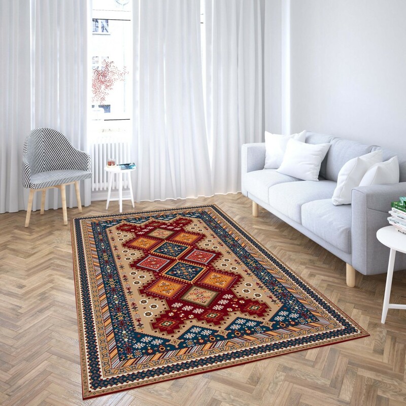 روفرشی کشدار طرح سنتی و مدرن مناسب هال و پذیرایی برند دفه کد TS 1028