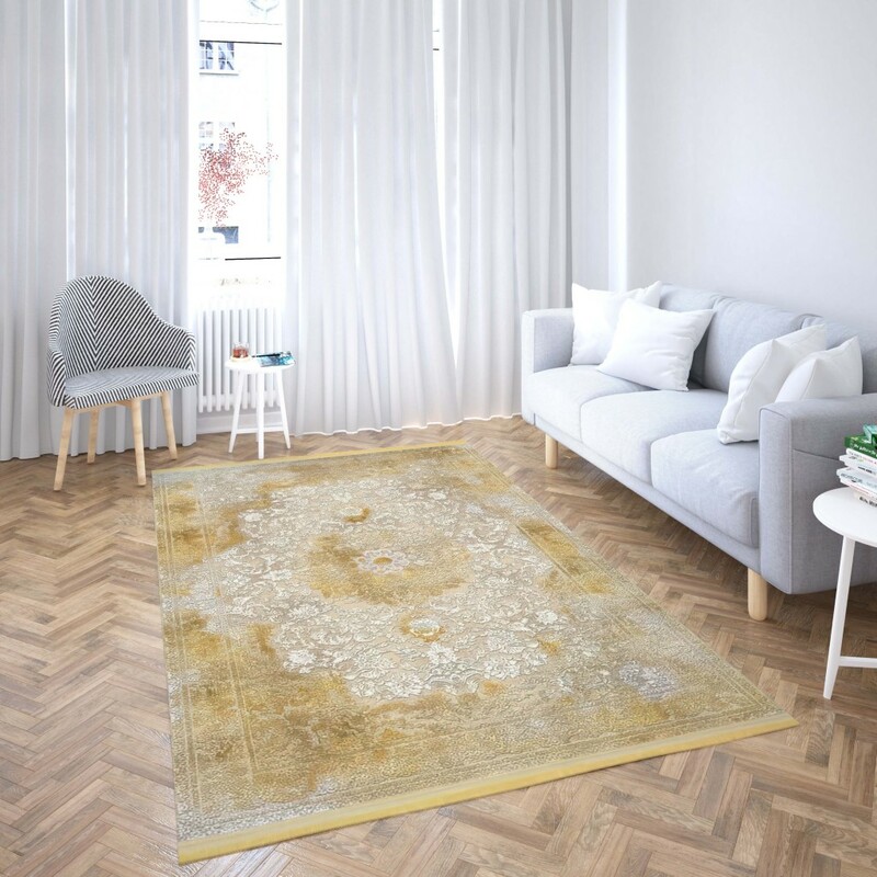 روفرشی کشدار طرح سنتی و مدرن مناسب هال و پذیرایی برند دفه کد TS 1046