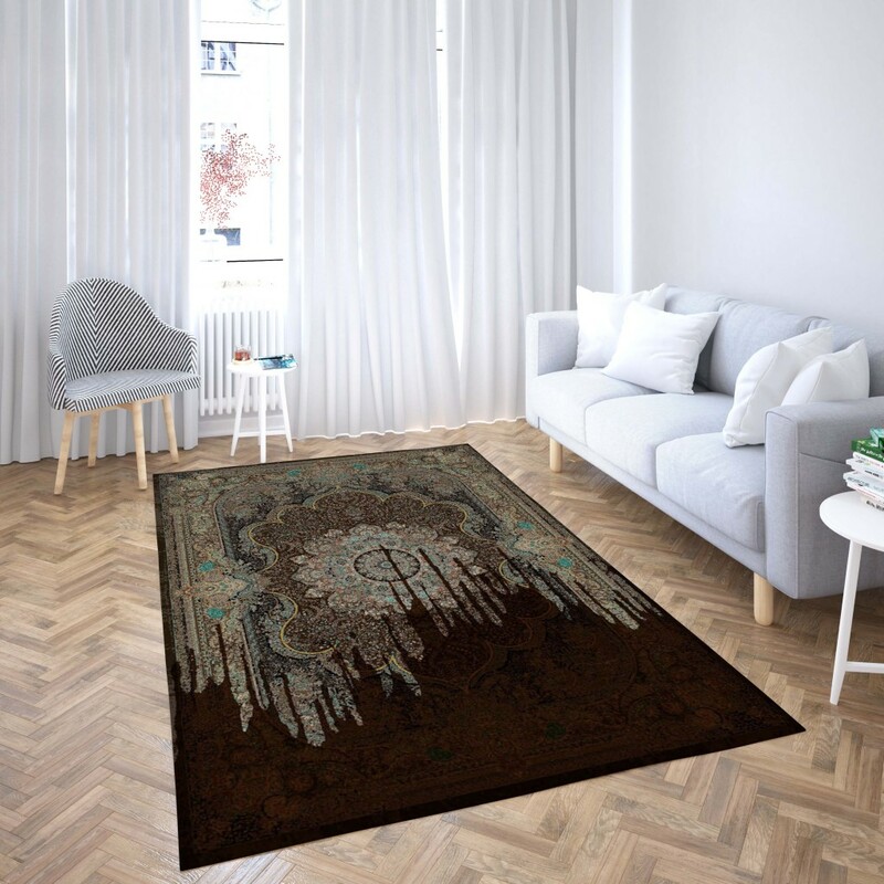 روفرشی کشدار طرح سنتی و مدرن مناسب هال و پذیرایی برند دفه کد TS 1063