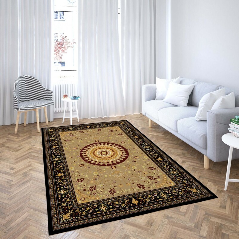 روفرشی کشدار طرح سنتی و مدرن مناسب هال و پذیرایی برند دفه کد TS 1065