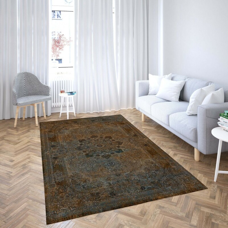 روفرشی کشدار طرح سنتی و مدرن مناسب هال و پذیرایی برند دفه کد TS 1072