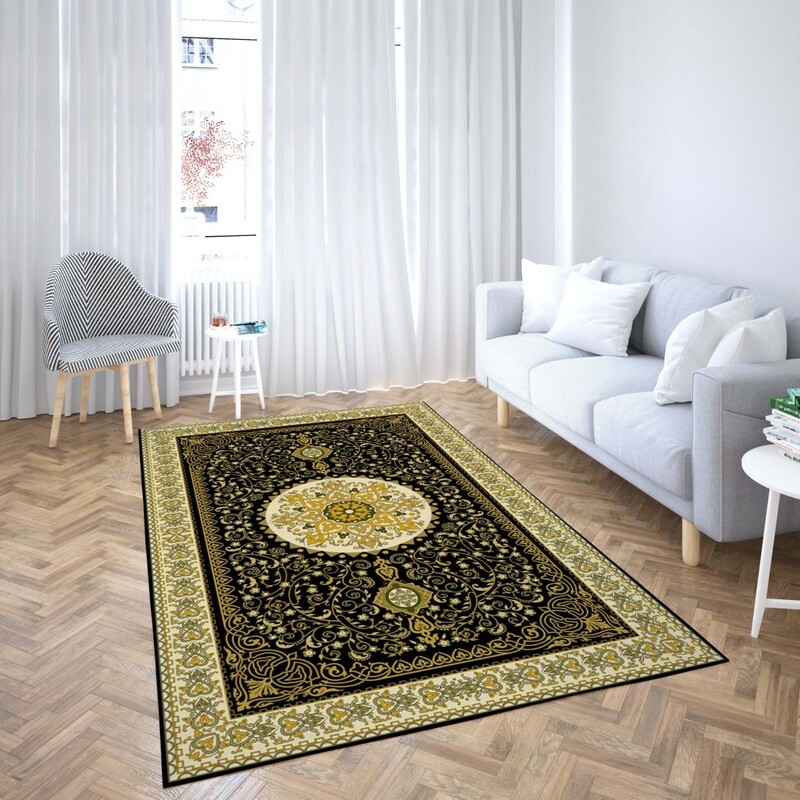 روفرشی کشدار طرح سنتی و مدرن مناسب هال و پذیرایی برند دفه کد TS 1083