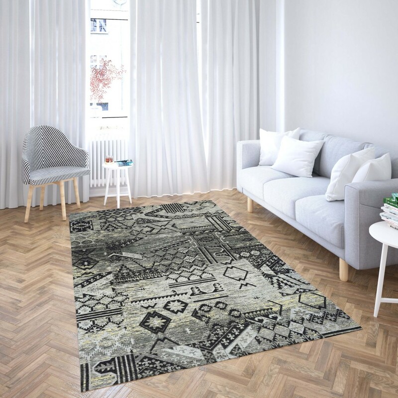 روفرشی کشدار طرح سنتی و مدرن مناسب هال و پذیرایی برند دفه کد TS 1084