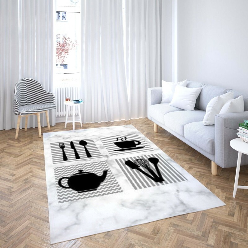 روفرشی کشدار طرح فانتزی مناسب آشپزخانه برند دفه کد TS 922