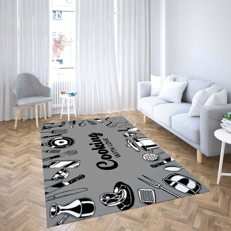 روفرشی کشدار طرح فانتزی مناسب آشپزخانه برند دفه کد TS 993