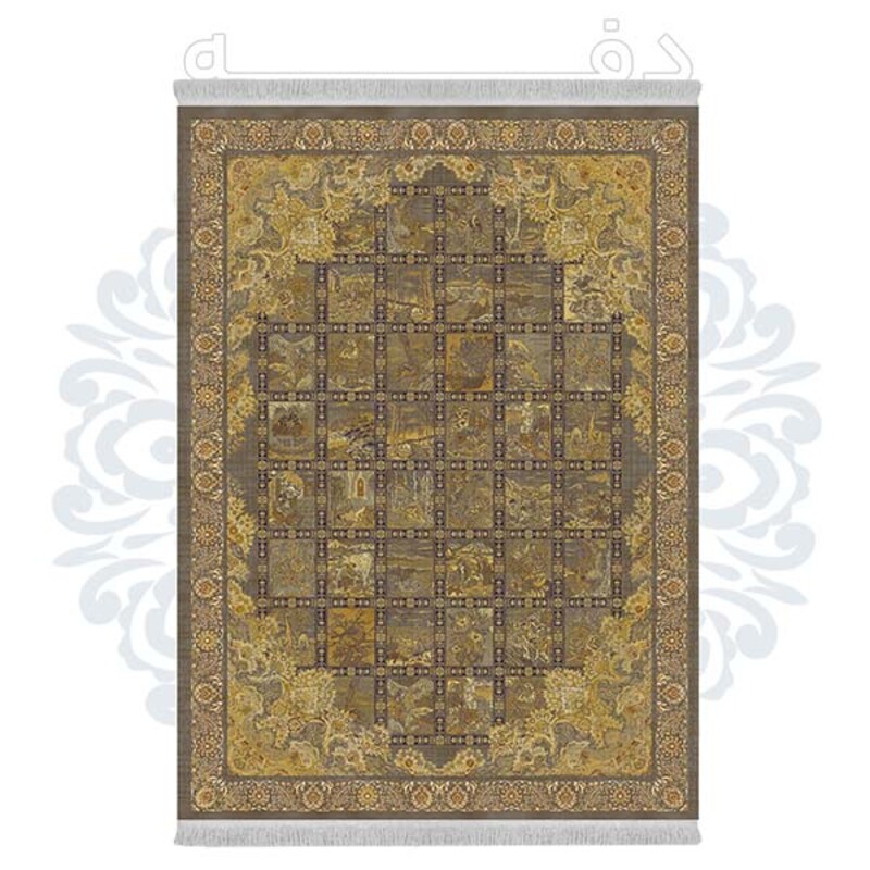 فرشینه دفه از جنس پارچه شانل ترک طرح فانتزی کد TM 127