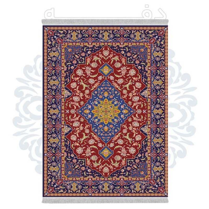 فرشینه دفه از جنس پارچه شانل ترک طرح فانتزی کد TM 132