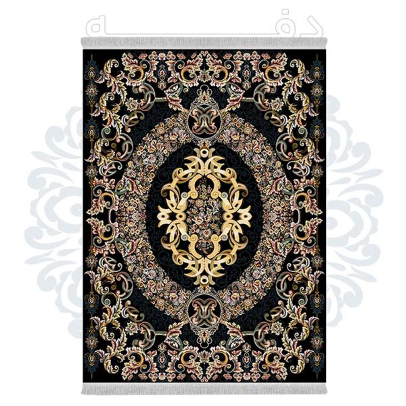 فرشینه دفه از جنس پارچه شانل ترک طرح فانتزی کد TM 155