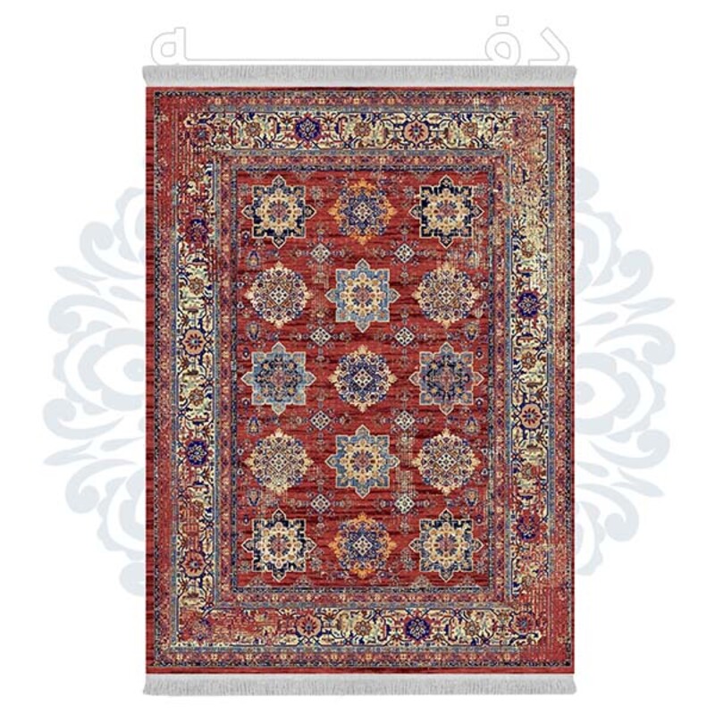 فرشینه دفه از جنس پارچه شانل ترک طرح فانتزی کد TM 250