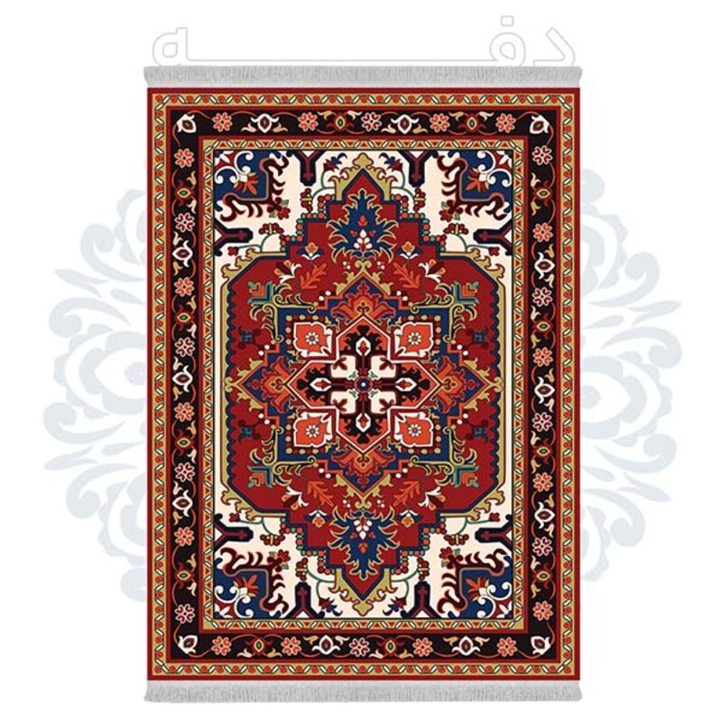 فرشینه دفه از جنس پارچه شانل ترک طرح فانتزی کد TM 309