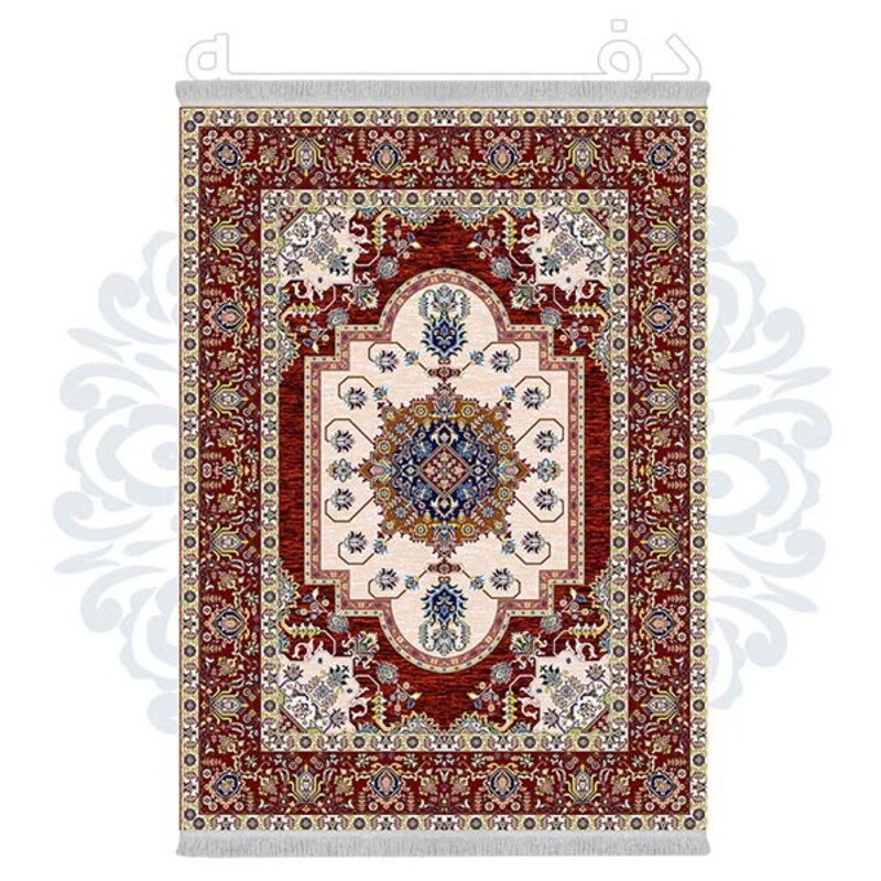 فرشینه دفه از جنس پارچه شانل ترک طرح فانتزی کد TM 342