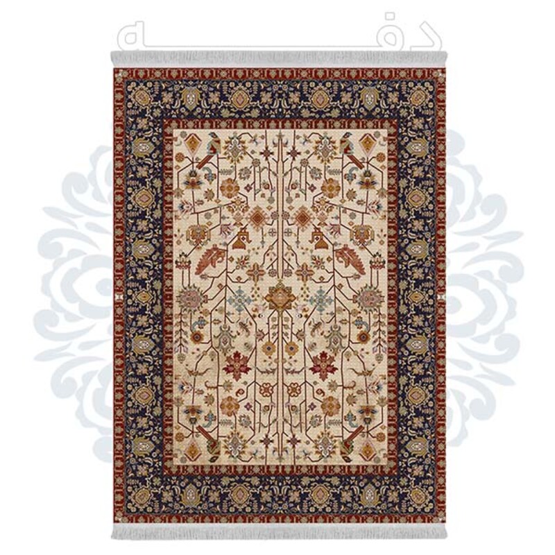 فرشینه دفه از جنس پارچه شانل ترک طرح فانتزی کد TM 355