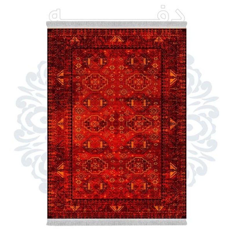 فرشینه دفه از جنس پارچه شانل ترک طرح فانتزی کد TM 424