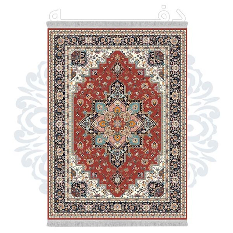 فرشینه دفه از جنس پارچه شانل ترک طرح فانتزی کد TM 444