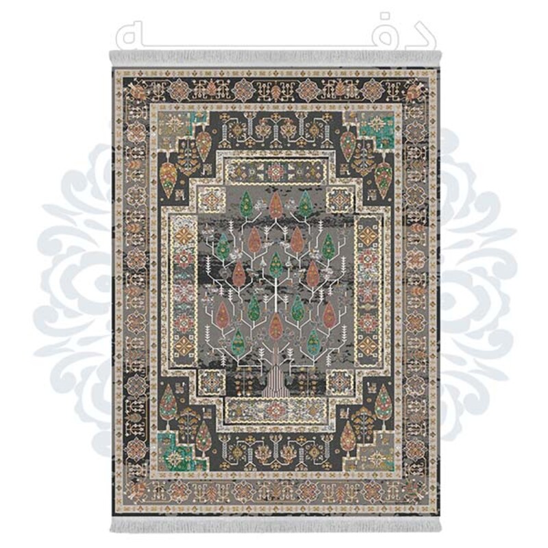 فرشینه دفه از جنس پارچه شانل ترک طرح فانتزی کد TM 448