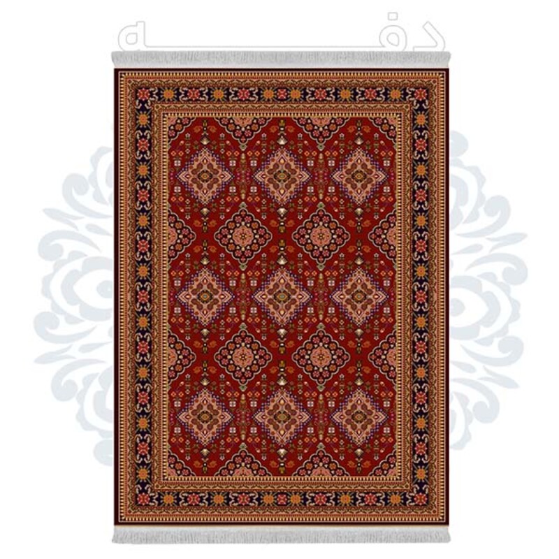 فرشینه دفه از جنس پارچه شانل ترک طرح فانتزی کد TM 449