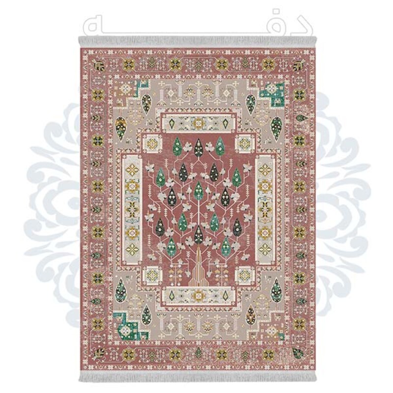 فرشینه دفه از جنس پارچه شانل ترک طرح فانتزی کد TM 451