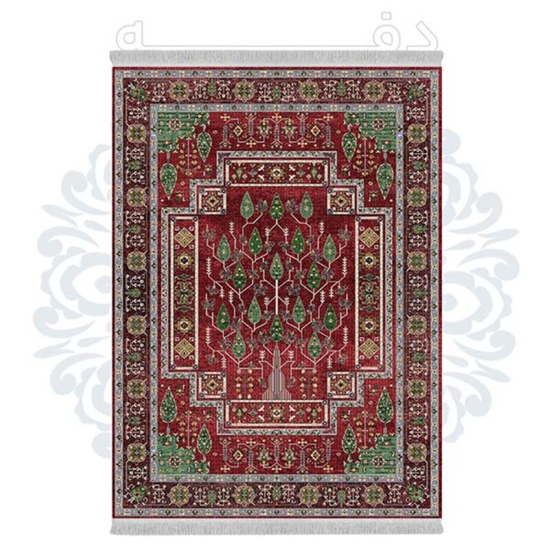 فرشینه دفه از جنس پارچه شانل ترک طرح فانتزی کد TM 453