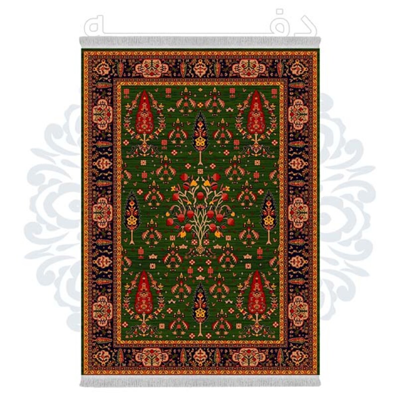 فرشینه دفه از جنس پارچه شانل ترک طرح فانتزی کد TM 463