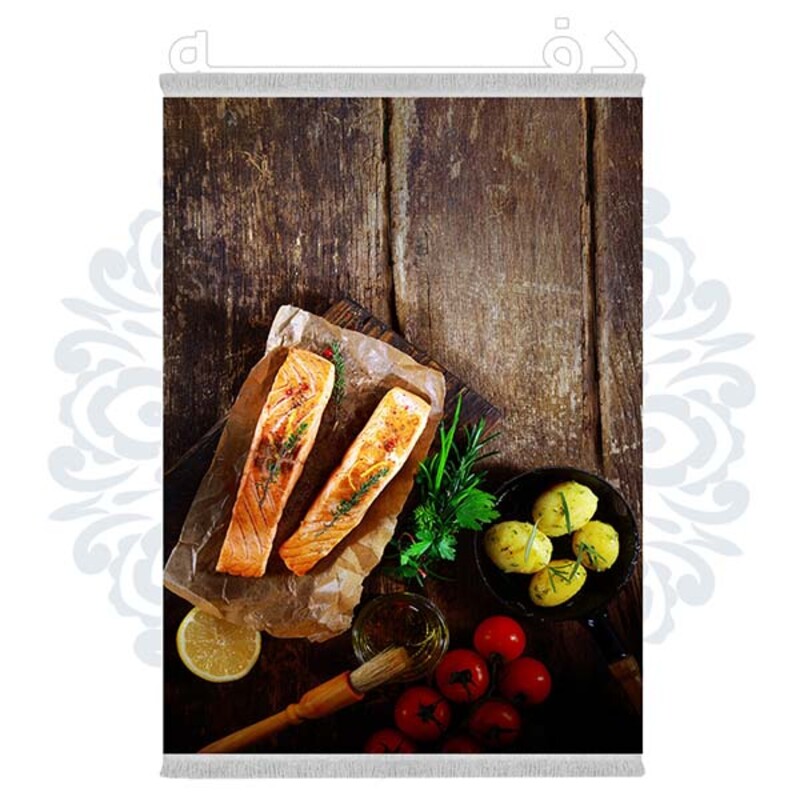 فرشینه دفه از جنس پارچه شانل ترک طرح فانتزی کد TM 499