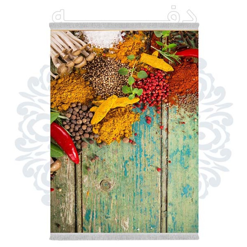 فرشینه دفه از جنس پارچه شانل ترک طرح فانتزی کد TM 502