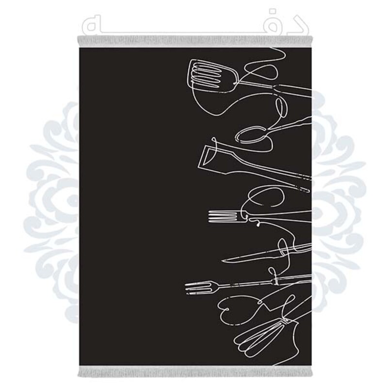 فرشینه دفه از جنس پارچه شانل ترک طرح فانتزی کد TM 506