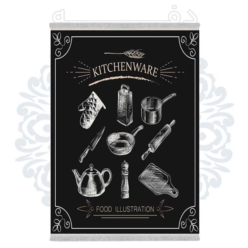 فرشینه دفه از جنس پارچه شانل ترک طرح فانتزی کد TM 507