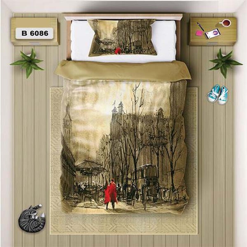 سرویس روتختی یک نفره 4 تکه برند دفه مدل DS64