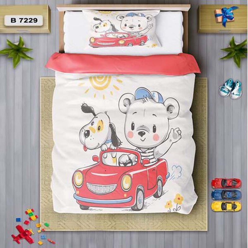 سرویس روتختی یک نفره 4 تکه برند دفه مدل DS296