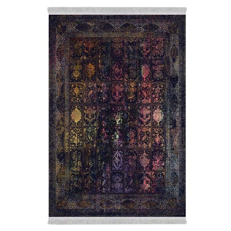 فرشینه دفه از جنس پارچه شانل ترک طرح فانتزی کد 9020