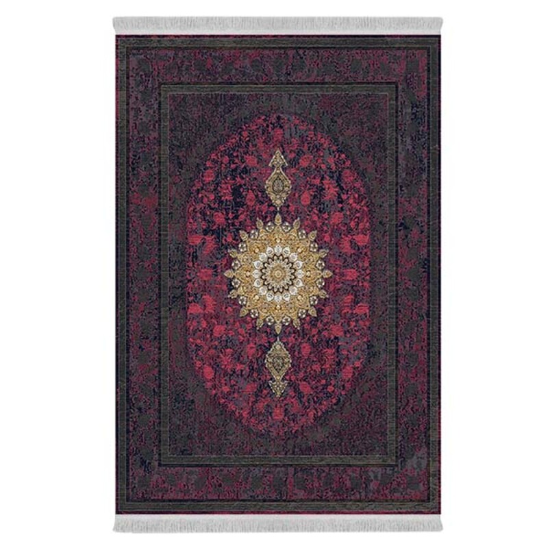 فرشینه دفه از جنس پارچه شانل ترک طرح فانتزی کد 9028