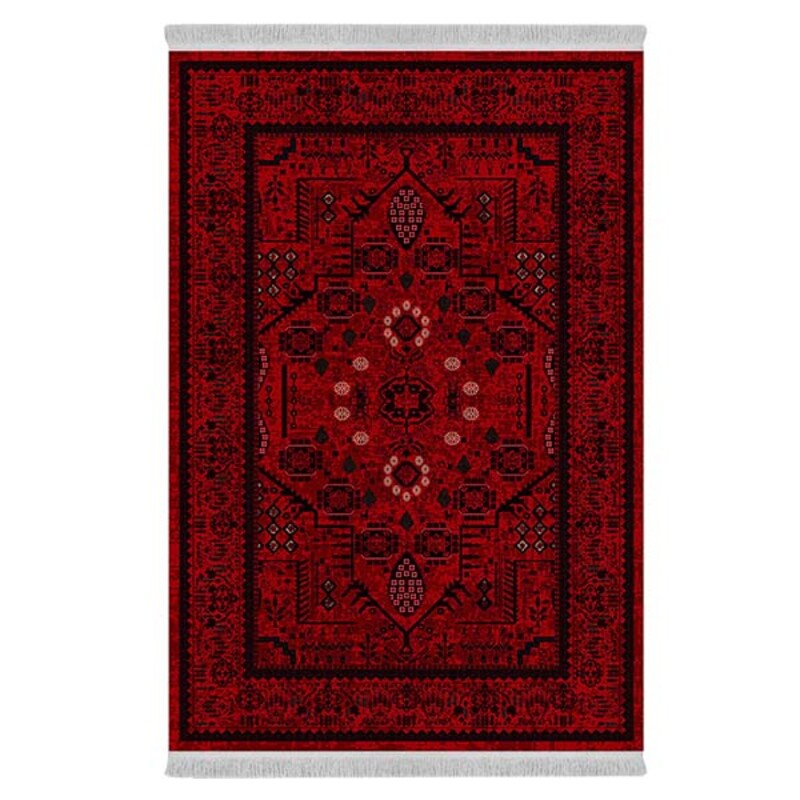 فرشینه دفه از جنس پارچه شانل ترک طرح فانتزی کد 9115