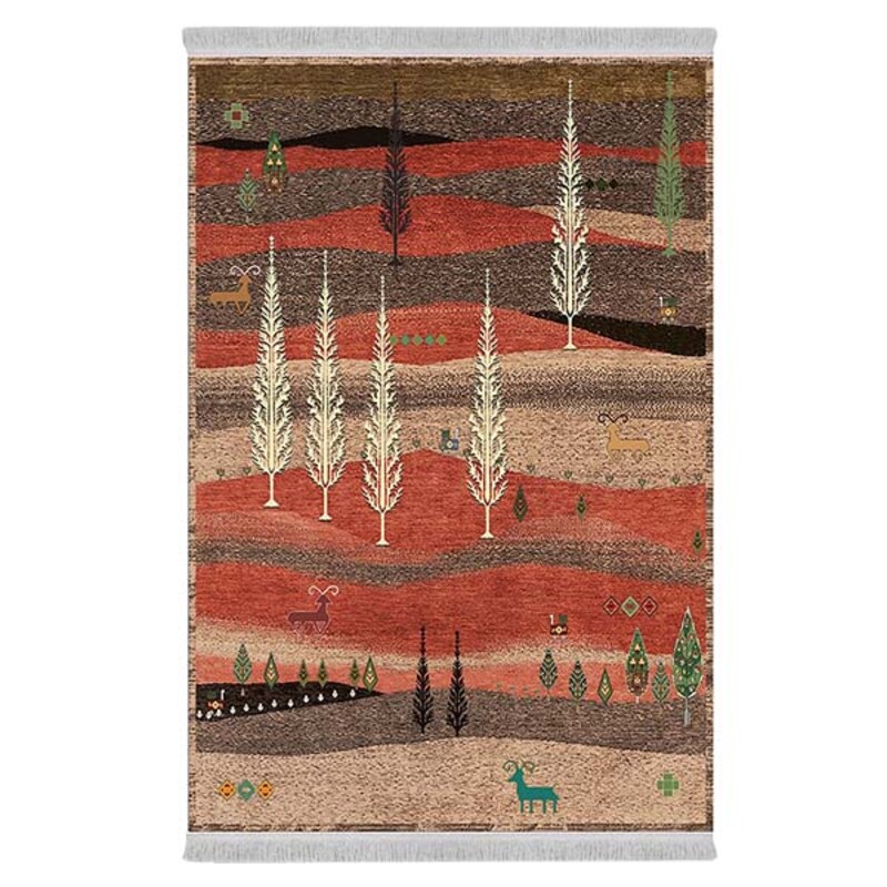 فرشینه دفه از جنس پارچه شانل ترک طرح فانتزی کد 9117