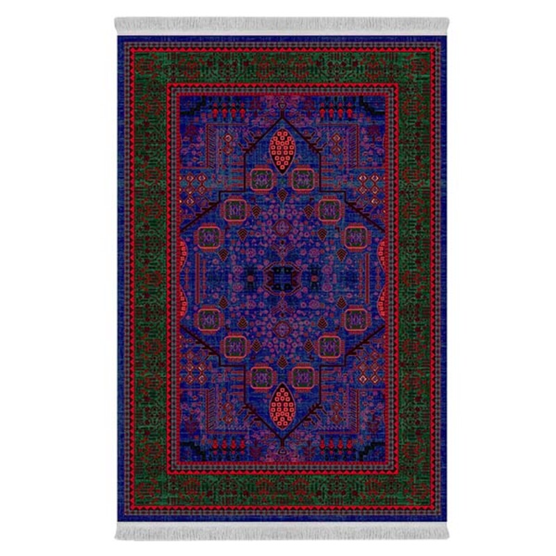 فرشینه دفه از جنس پارچه شانل ترک طرح فانتزی کد 9118