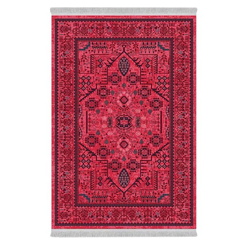 فرشینه دفه از جنس پارچه شانل ترک طرح فانتزی کد 9126