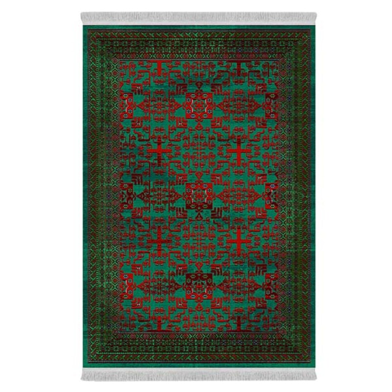 فرشینه دفه از جنس پارچه شانل ترک طرح فانتزی کد 9137