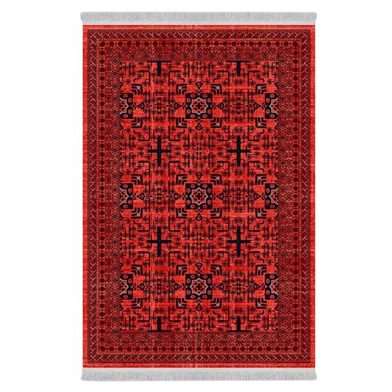 فرشینه دفه از جنس پارچه شانل ترک طرح فانتزی کد 9156