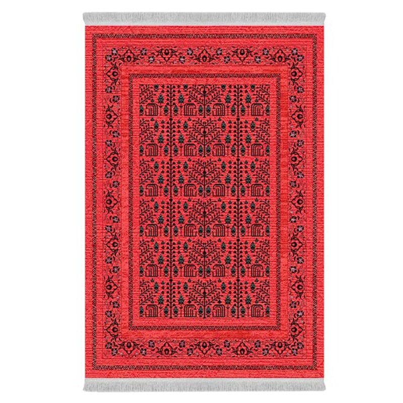 فرشینه دفه از جنس پارچه شانل ترک طرح فانتزی کد 9166