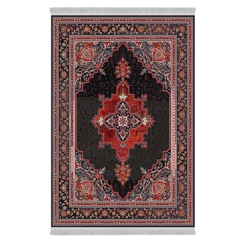 فرشینه دفه از جنس پارچه شانل ترک طرح فانتزی کد 9183