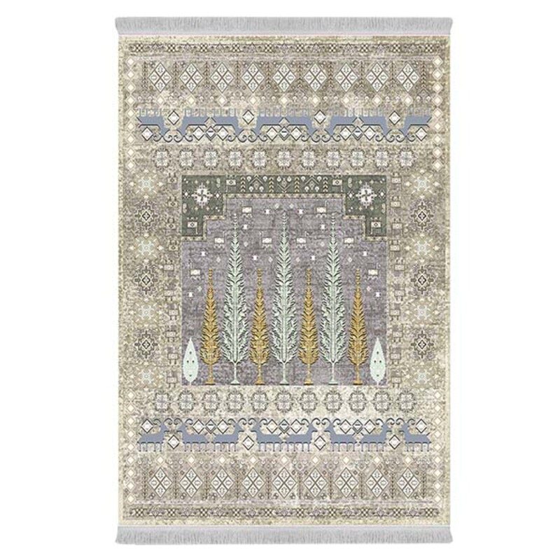 فرشینه دفه از جنس پارچه شانل ترک طرح فانتزی کد 9190