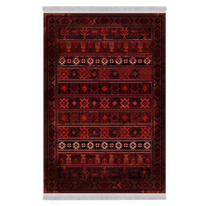 فرشینه دفه از جنس پارچه شانل ترک طرح فانتزی کد 9195