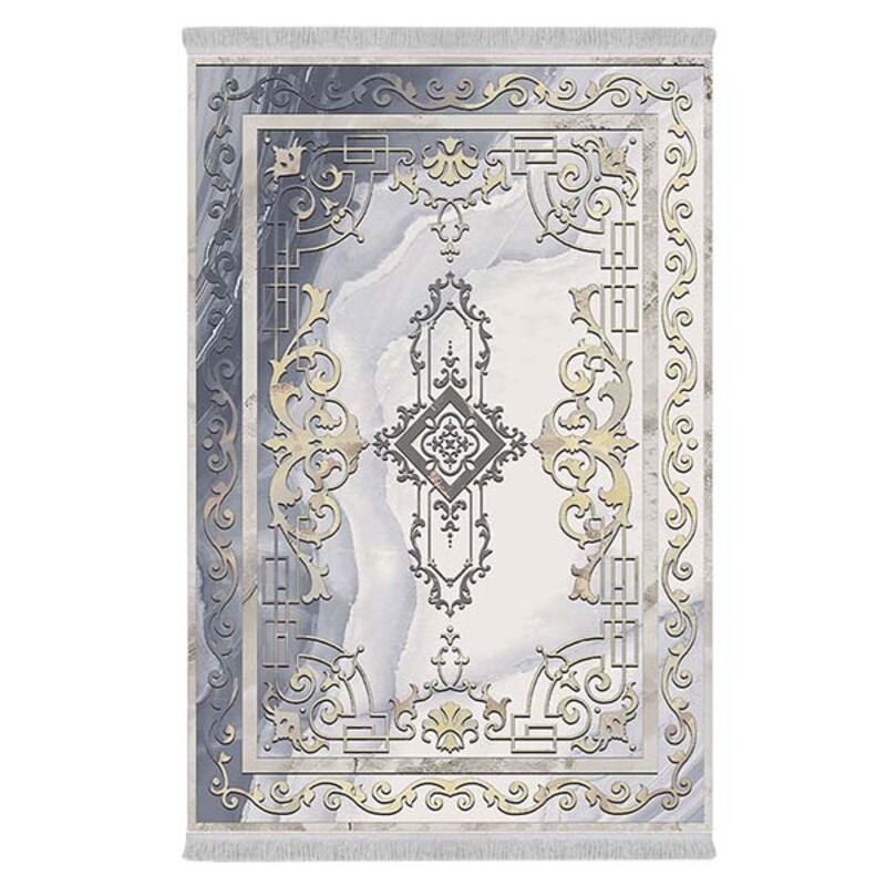 فرشینه دفه از جنس پارچه شانل ترک طرح فانتزی کد 9205