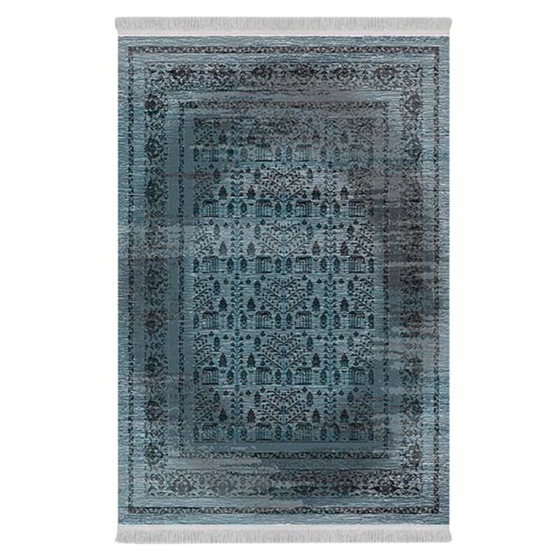 فرشینه دفه از جنس پارچه شانل ترک طرح فانتزی کد 9216