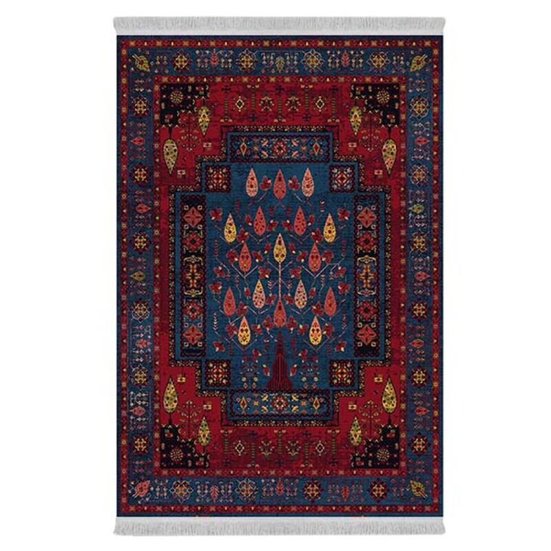 فرشینه دفه از جنس پارچه شانل ترک طرح فانتزی کد 9230