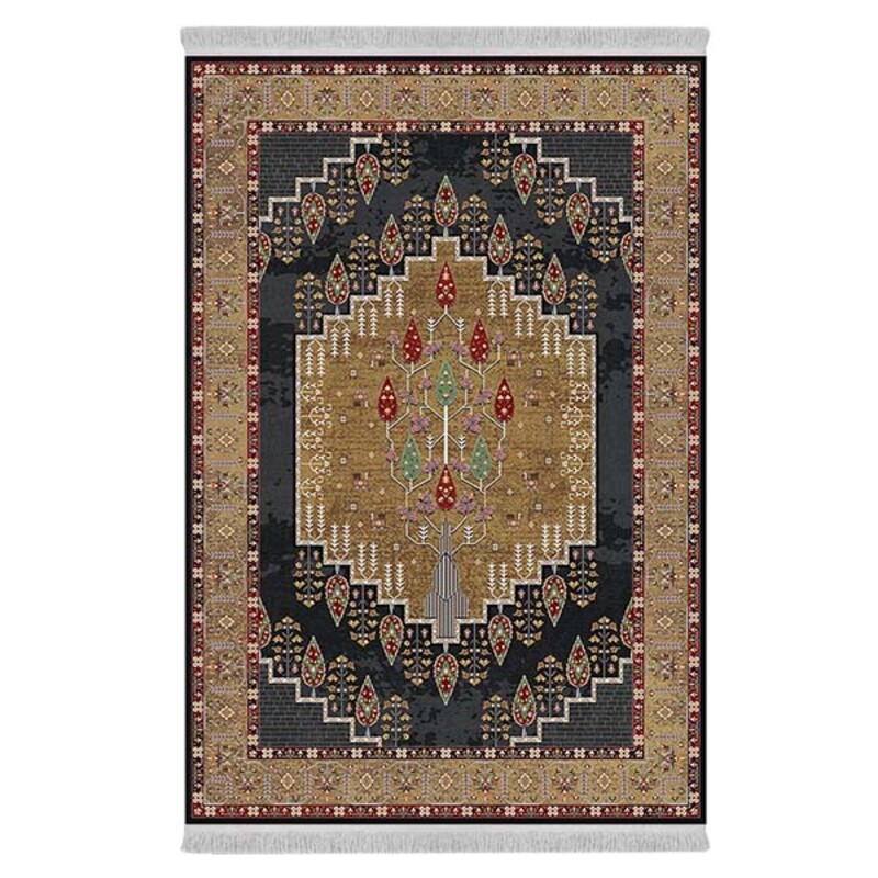 فرشینه دفه از جنس پارچه شانل ترک طرح فانتزی کد 9231