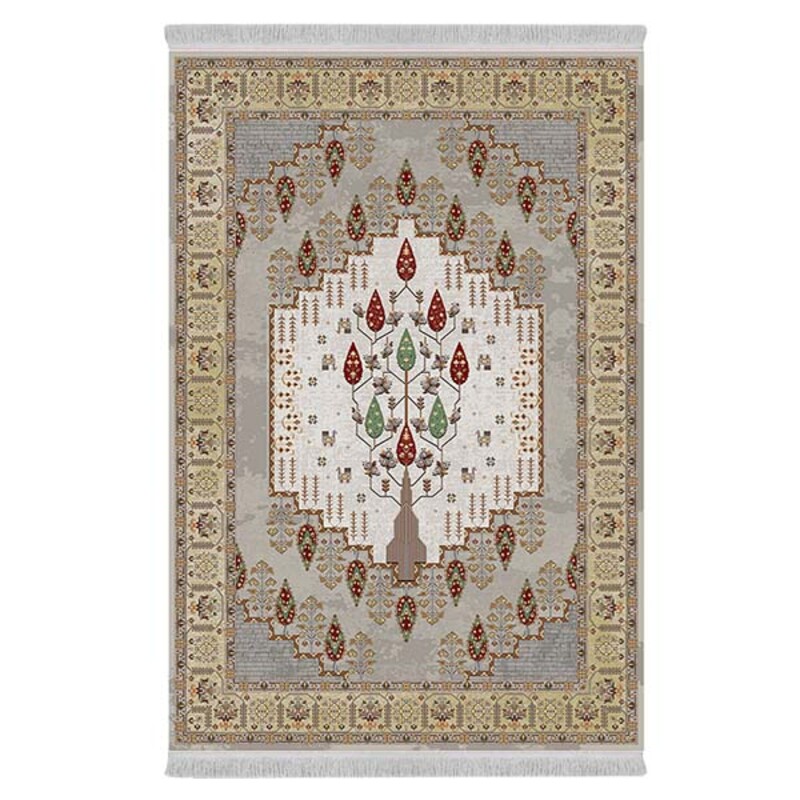 فرشینه دفه از جنس پارچه شانل ترک طرح فانتزی کد 9232